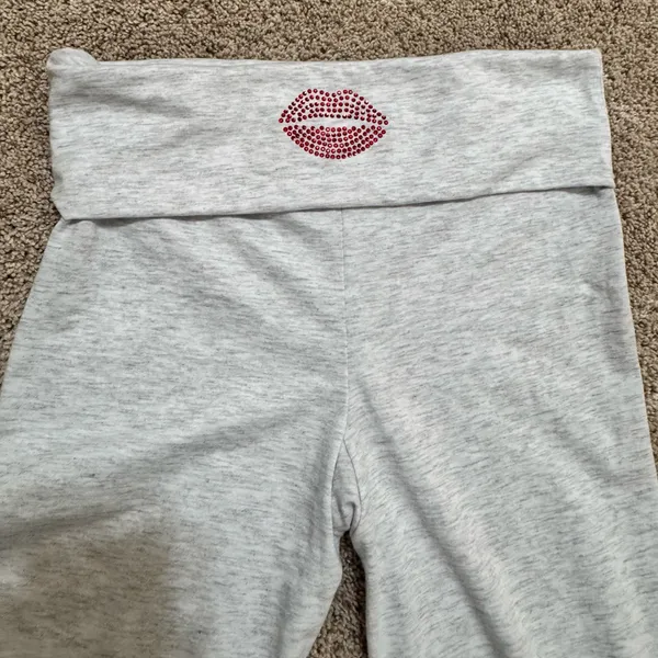 Forever 21 Light Gray Flare Pants size S NWOT - Image 3