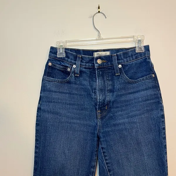 Madewell Jeans The Perfect Vintage Flare‎ Dark Wash Denim Size 25 - Image 3
