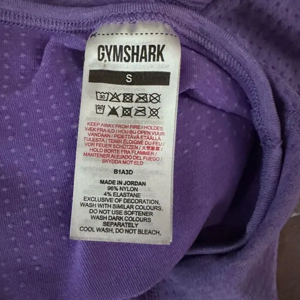 Gymshark VITAL SEAMLESS 2.0 CROP TOP Long Sleeve size Small - Image 4