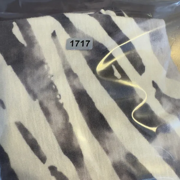 1717 | Tommy Bahama‎ Zebra Print Cotton 3/4 Sleeve Top Women S Coastal Beachy - Image 9