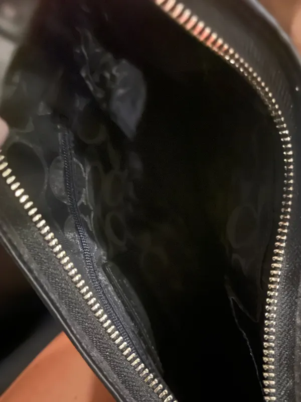 Coach Hobo Classic Black Leather Shoulder Bag - NWT - Image 5