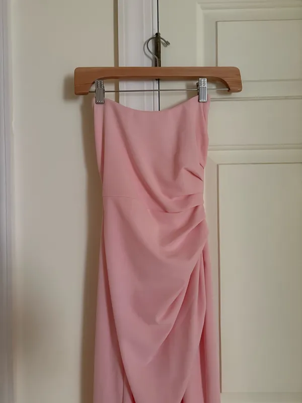 Lucy in the sky pink strapless maxi dress - Image 5