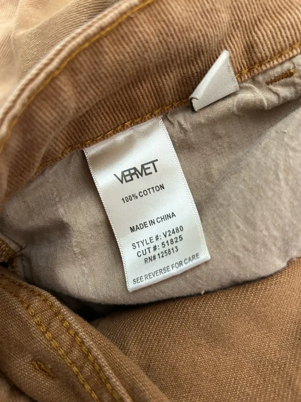 Vervet trousers tan size 31 - Image 3