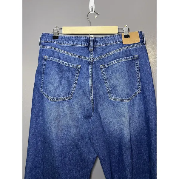 Aeropostale High Rise Wide Leg Jeans Womens Size 18 Medium Wash Blue Relaxed - Image 5