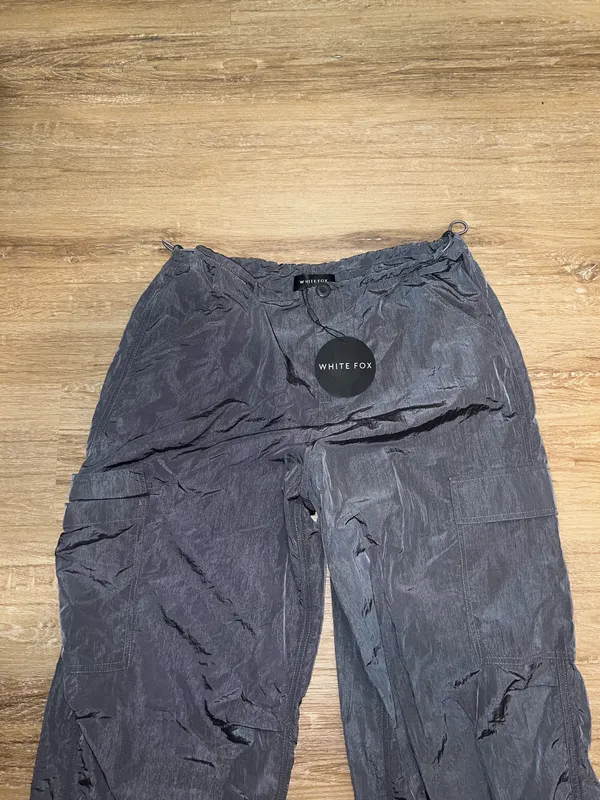 White Fox Boutique Be the Moment Cargo Parachute Pants - Image 3