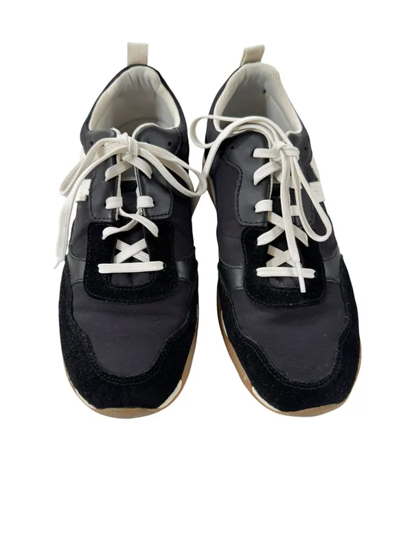 Vionic Walk Glide Sneaker Suede Trim Black Cushioned Size 9 - Image 5