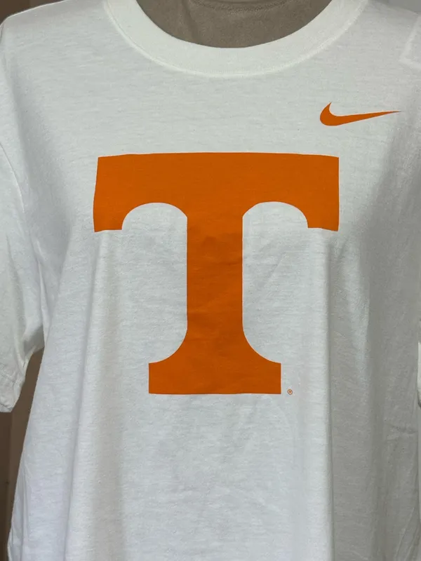 New Men's Nike White Tennessee Volunteers Primetime Legend Logo T-Shirt size L - Image 2