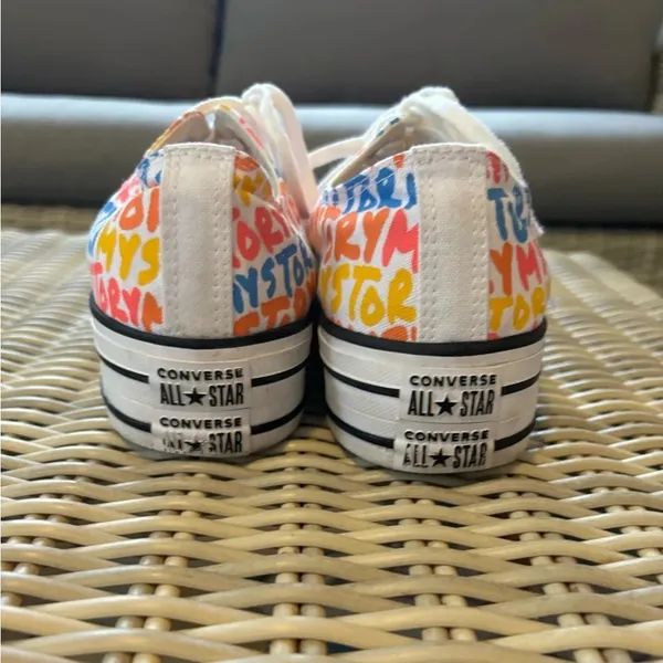 Converse Chuck Taylor All Star Platform‎ “My Story” Sneakers 10 colorful y2k - Image 7