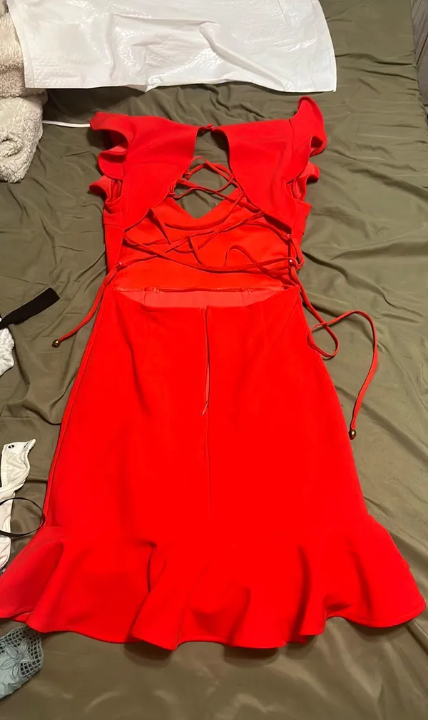 Hello Molly Red Dress - Image 5