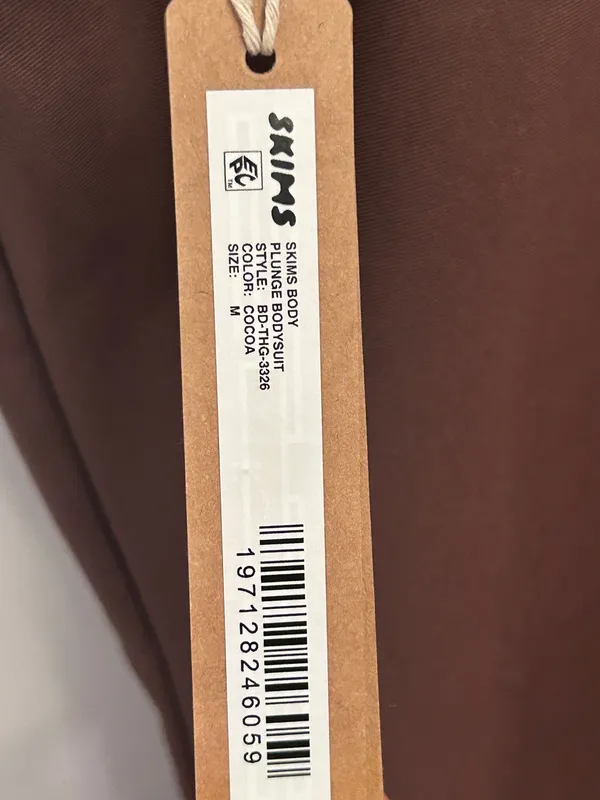 NWT Skims Body Plunge Bodysuit Cocoa M BD-THG-3326 ( SOLD OUT) - Image 6