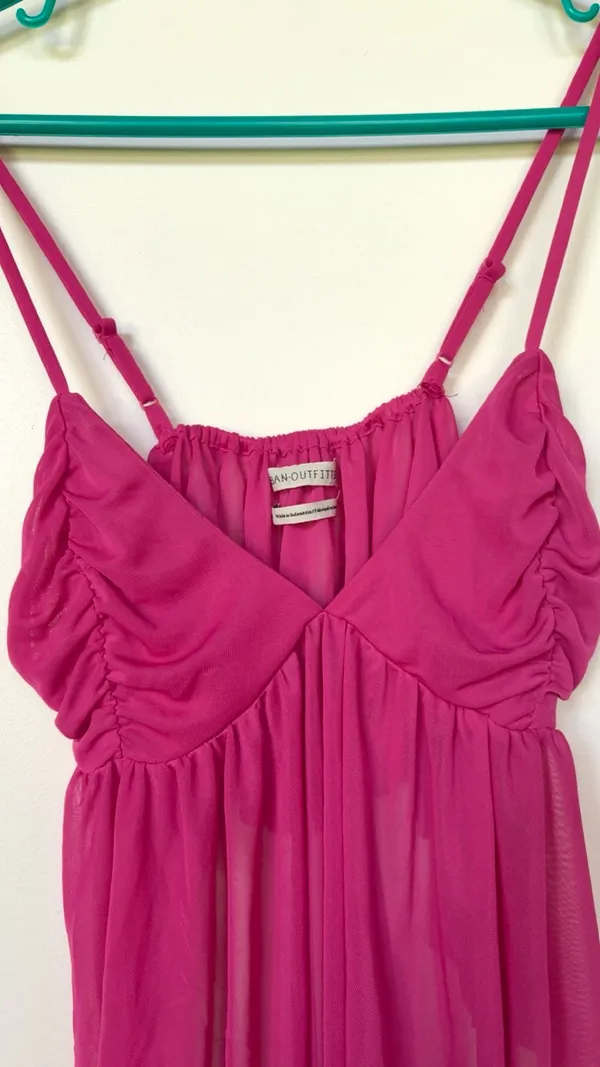 Urban Outfitters Outfitter’s hot pink flowy Tank - Image 2