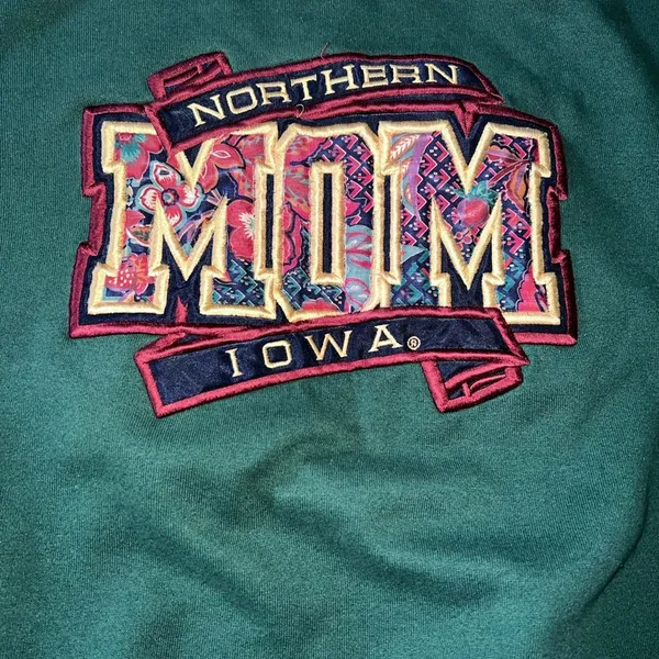 Jansport Green Mom Vintage Sweatshirt XL - Image 3