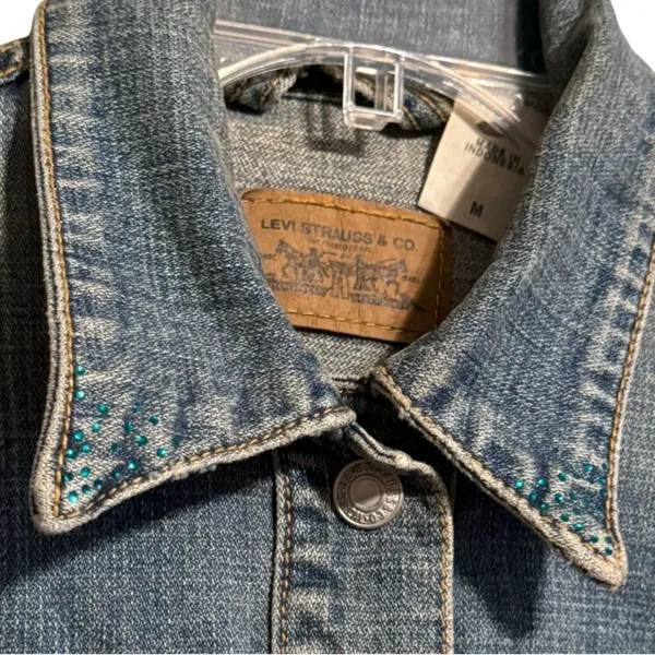 Levi's Embellished Jean Jacket - Image 4