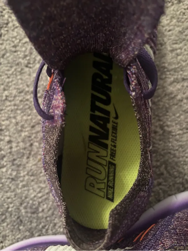 Nike Women's Free Purple Knit Running Sneakers, Size 8.5 - Image 6