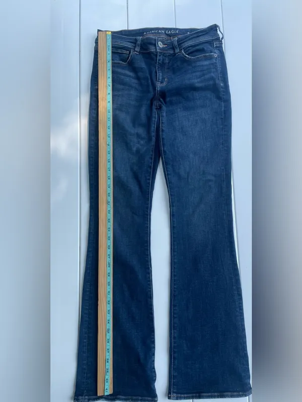 American Eagle Kick Boot Jean, Size 8 Long, EUC - Image 8