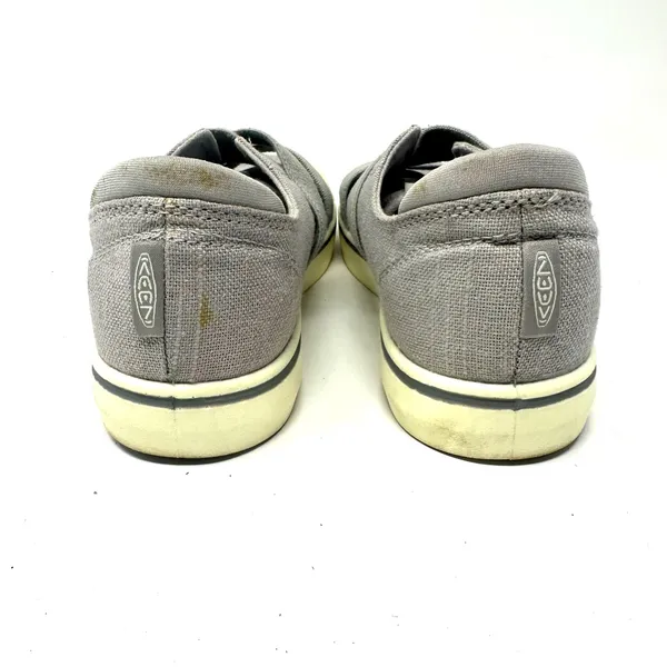 Keen Size 8 Canvas Casual‎ Sneaker Flat Comfort Shoes Gray Strappy Closure - Image 4