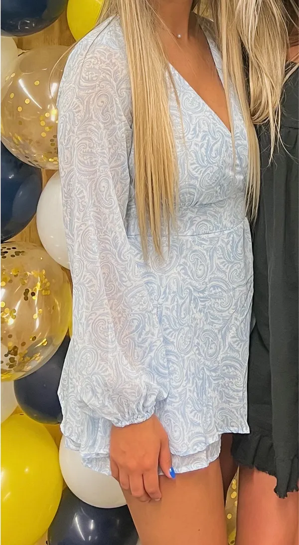 Light Blue Romper - Image 2