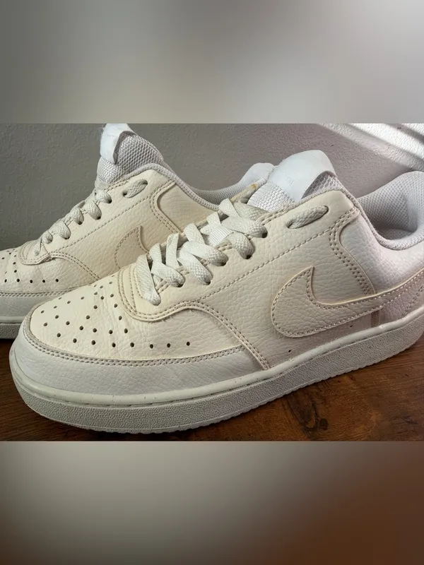 Nike Court Vision Low Next Nature (Cream / Yellow-White Tone) - Image 3