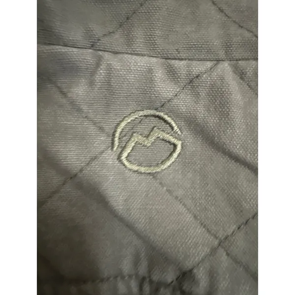 Magellan Outdoors Quilted Vest Olive Green Snap Front Collar‎ Pockets Size L - Image 5