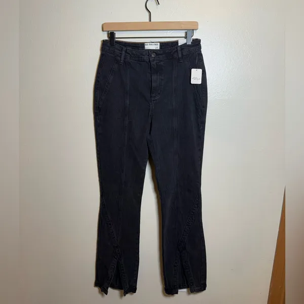 Free People CRVY‎ Mona High Rise Flare Jeans - Image 2