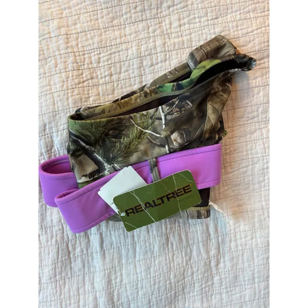 Realtree APG Camo Bikini Bottoms Purple Waistband Low Rise Size Large NWT - Image 4