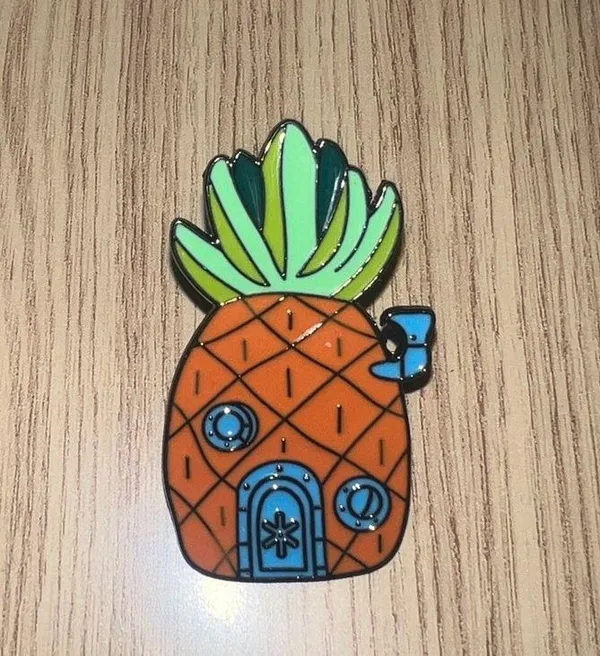 SpongeBob SquarePants pineapple pin￼ Orange - Image 10