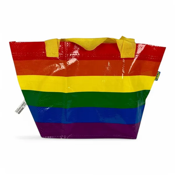IKEA Rainbow Reusable Bag Storstomma Small Shopping Tote LGBTQIA+ Pride - Image 5