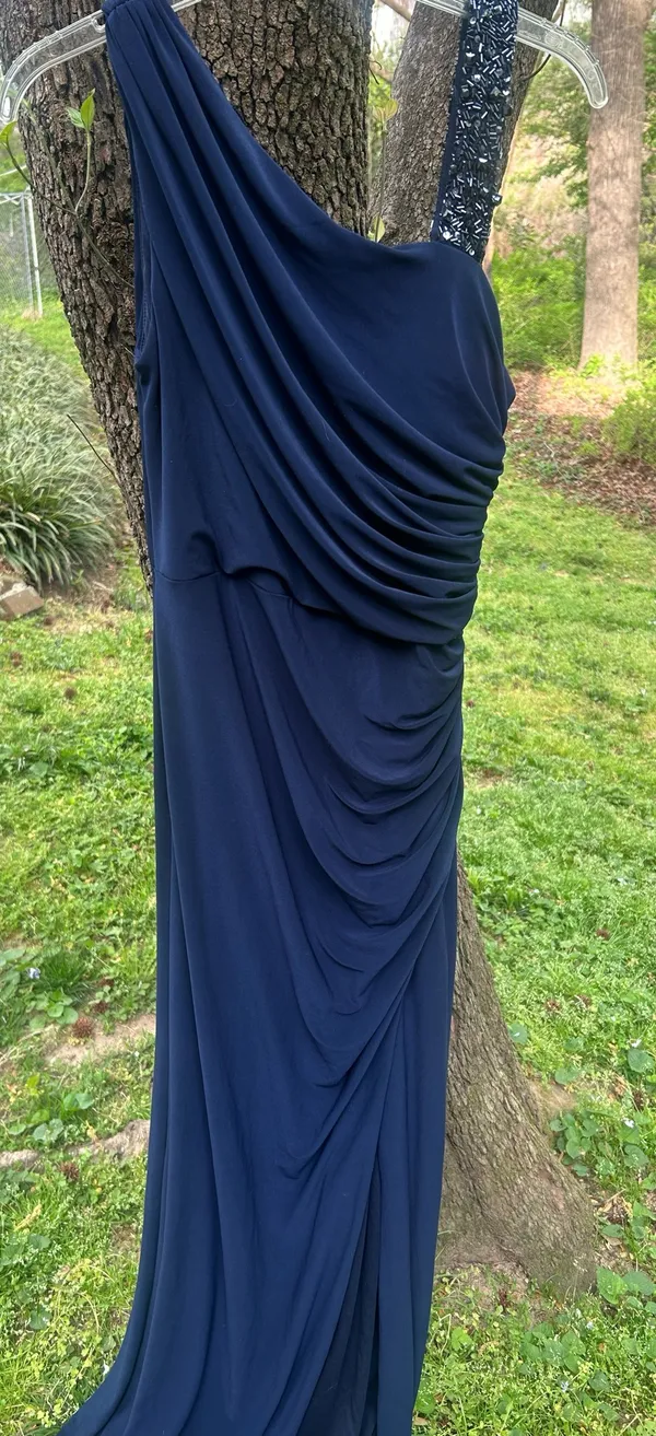 Adrianna Papell jewel encrusted gown dress - Image 2