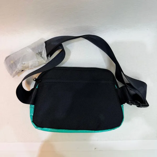 NEW RAREFORM Zion Sling Bag Fanny Pack Zipper Pouch Adjustable Belt Green Blue - Image 4