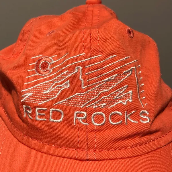 Red Rocks Colorado Ouray Sportswear Coral Hat - Image 3