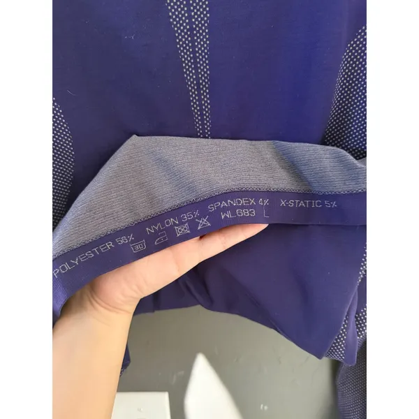 Brooks Equilibrium Technology Purple Mock Neck Long Sleeve Running Top Womens L - Image 7