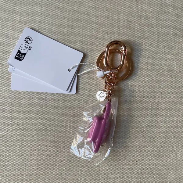 Lululemon Everywhere Belt Bag Charm Keychain - Pink Frosting - Image 5
