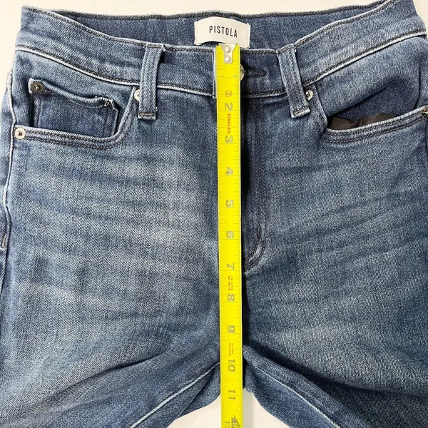 Pistola Madi High Rise Modern Slim Intention Jeans Y2K Minimalist Casual 26x27 - Image 12