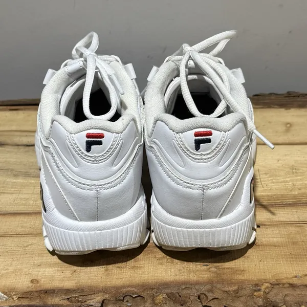 Fila Formation Shoes Size‎ 8D Casual Sneakers White Leather Low 5CM00514-125 - Image 7