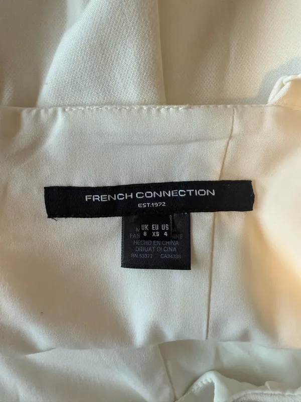 French Connection Dress White - Image 3