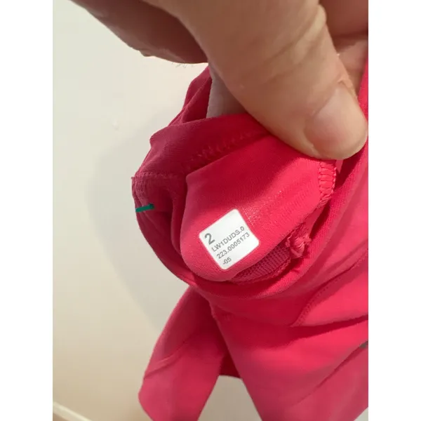 Lululemon Align Tank Top Pink‎ Nulu Cropped Yoga Bra Size 2 - Image 4