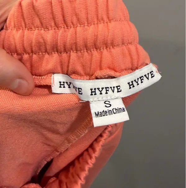 HYFVE Drawstring Waist Oversized Lounge Shorts Coral - Image 11
