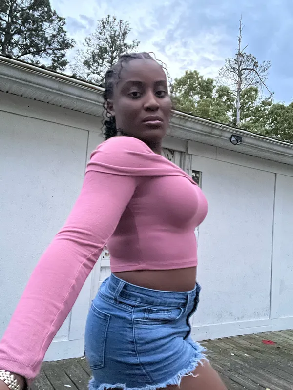 “Jolie” Off The Shoulder Top Pink Size M - Image 2