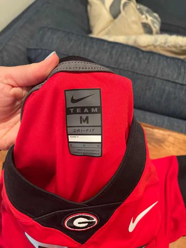 Nike Herschel Walker Georgia Jersey Red - Image 3