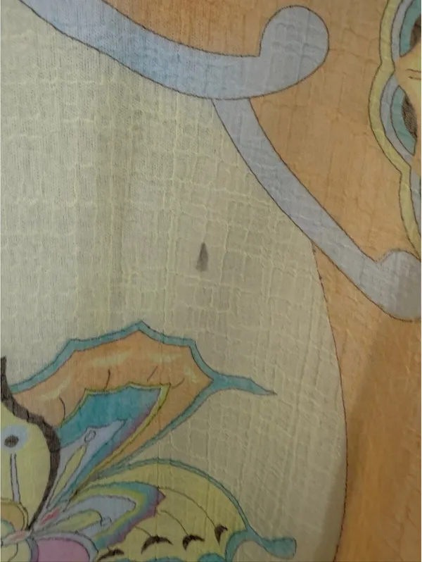 Whimsical Fairy Vintage Butter Yellow Strapless Butterfly Print Dress - Image 8