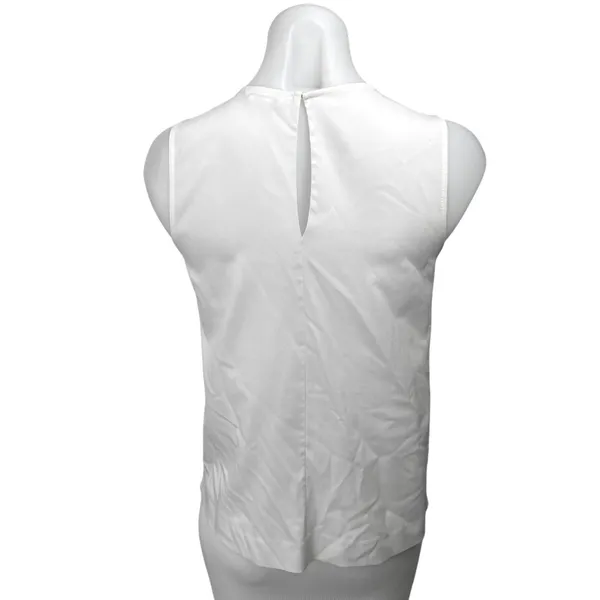 Club Monaco Black White Wool Polka Dot Sleeveless Blouse Tank Top Size XS - Image 2