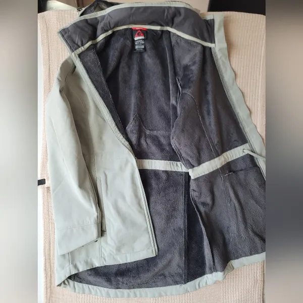 Women's Ski & Snow Jacket Light Gray Sz S Windbreaker gorpcore travel cabin camp - Image 2
