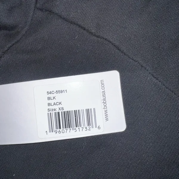 Bobi USA black cinched side hoodie - Image 4