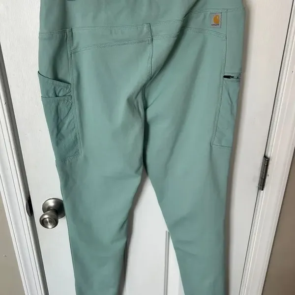 Carhartt Women's Force Fitted Lightweight Utility Legging in Blue Surf medium - Image 5