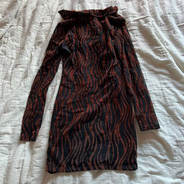Bershka Dress Zebra - Image 3