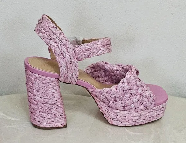 JustFab Rosalie Heeled Sandal Moonlite Mauve Women's Size 9 - Image 3