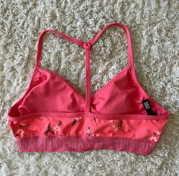 Victorias Secret PINK 2-in- Floral Sports Bra/Bikini Top - Image 2