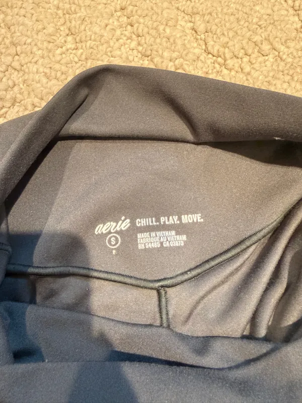Aerie Chill Play Move High Waisted Leggings Green Size Small - Image 3
