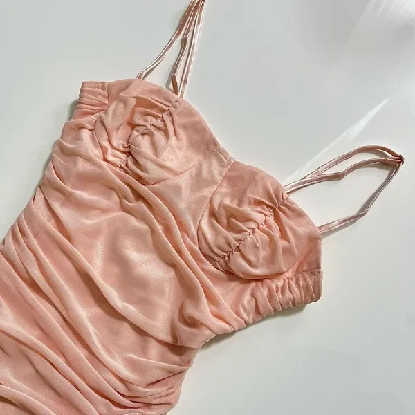Superdown Tamzin Ruched Mini Dress‎ - Image 4