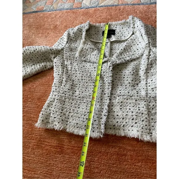 Adrienne Vittadini Tweed Blazer S - Image 6